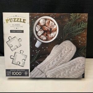 Cozy Cocoa 1000-Piece Jigsaw Puzzle - Neutral